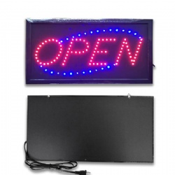 Square open sign